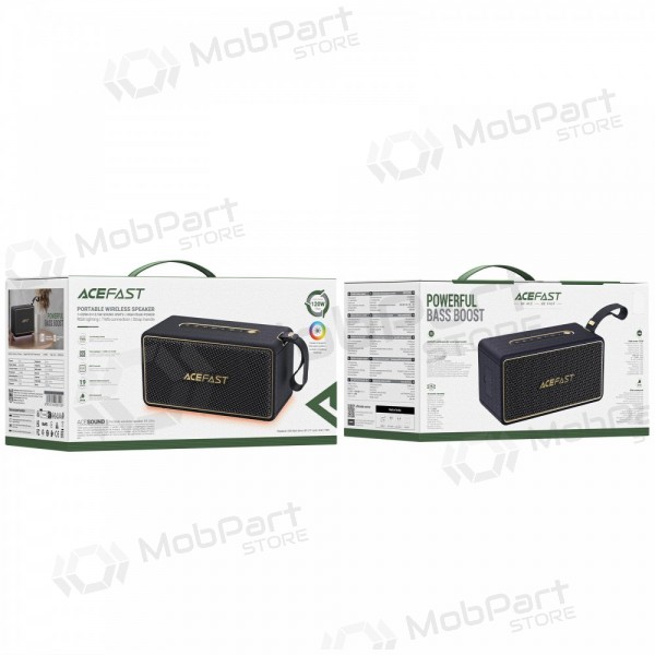Φορητό ηχείο Acefast K3 Ultra Bluetooth 5.4 60 W 4500 mAh IPX6 μαύρο.