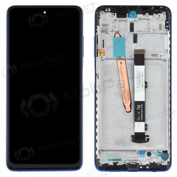 Xiaomi Poco X3 / X3 NFC οθόνη (μπλε) (με πλαίσιο) (service pack) (γνησια)