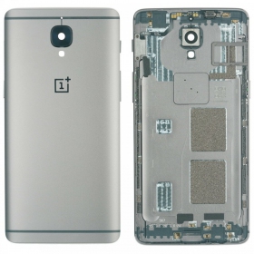 OnePlus 3 / 3T πίσω κάλυμμα μπαταρίας (ασήμι) (μεταχειρισμένος grade C, γνησια)
