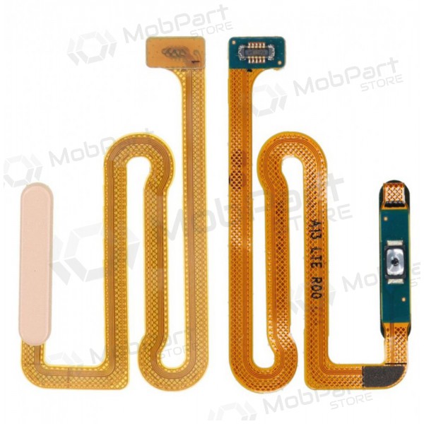 Καλωδιοταινία Power On/Off & Δακτυλικό Αποτύπωμα για Samsung A135 / A137 Galaxy A13 (Ροδακινί) (Service Pack) (Γνήσιο)