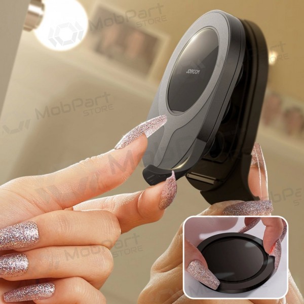 Magnetinis telefono laikiklis su siurbtukais Joyroom JR-ZS418 μαύρος