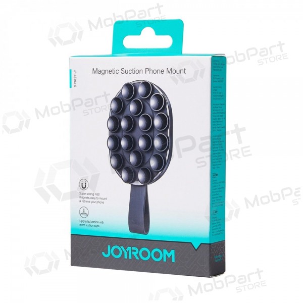 Magnetinis telefono laikiklis su siurbtukais Joyroom JR-ZS393-S μαύρος