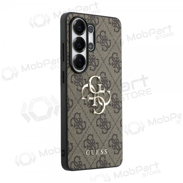 Θήκη Samsung Galaxy S26 Ultra - Guess PU 4G Metal Logo (καφέ)