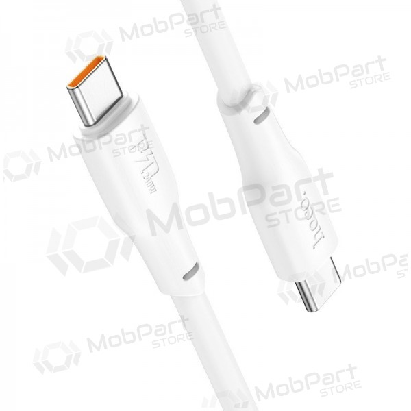USB καλώδιο Hoco X93 60W USB-C to USB-C 2.0m άσπρο