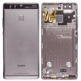 Huawei P9 πίσω κάλυμμα μπαταρίας γκρί (Titanium Grey) (μεταχειρισμένος grade C, γνησια)
