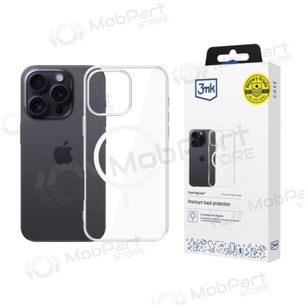 Θήκη Apple iPhone 16 Pro - 3MK Clear MagCase (διαφανής)