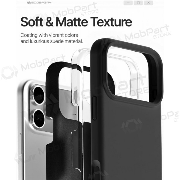 Θήκη Apple iPhone 17 Pro, 18 Pro Mercury - Pure Magsafe Silicon Case (κόκκινο)