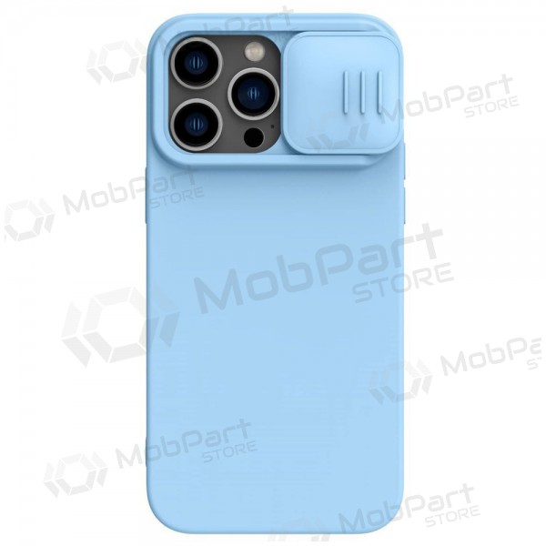 Θήκη Apple iPhone 14 - Nillkin Silicone (ανοιχτό μπλε)