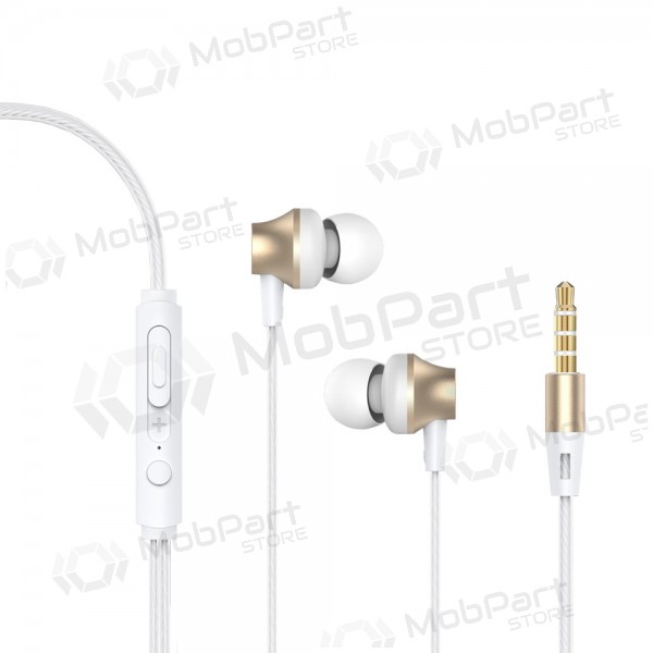 Handsfree ακουστικα Devia Metal In-ear 3,5mm (χρυσαφένιος)