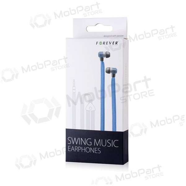 Handsfree ακουστικα Forever Swing Music 3,5mm (μπλε)