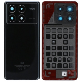 Xiaomi POCO X6 Pro 5G πίσω κάλυμμα (μαύρο) (γνήσιο)