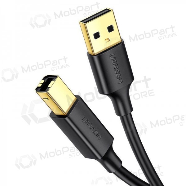 Καλώδιο USB για εκτυπωτές Ugreen US135 USB-A σε USB-B 3 m μαύρο
