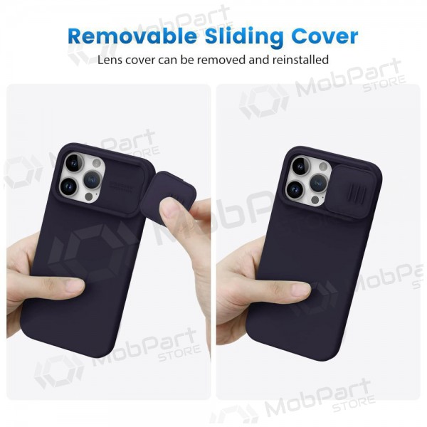 Θήκη Apple iPhone 14 - Nillkin Silicone (σκούρο μοβ)