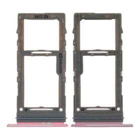 Samsung Galaxy G980 / G981 / G985 / G986 S20 / S20 Plus Υποδοχή κάρτας SIM (ροζ)