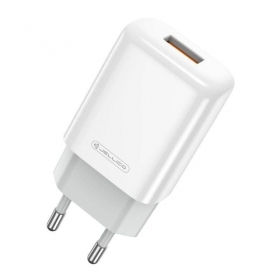 Φορτιστής buitinis Jellico EU01 2.4A USB άσπρο