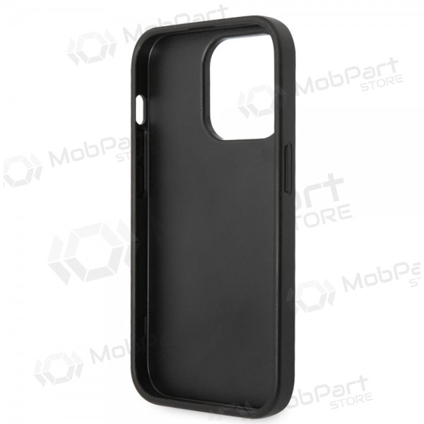 Θήκη Apple iPhone 14 Pro - Guess PU 4G Metal Logo (γκρι)
