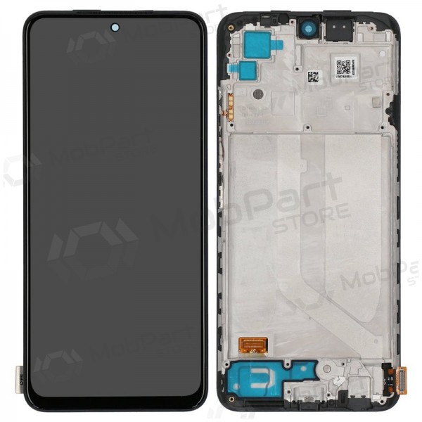 Xiaomi Redmi Note 10 / Redmi Note 10S / Poco M5s οθόνη (μαύρος) (με πλαίσιο) (OLED)
