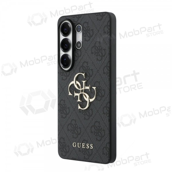 Θήκη Samsung Galaxy S26 Ultra - Guess PU 4G Metal Logo (γκρι)