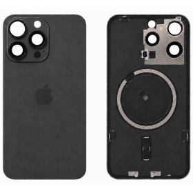 Πίσω κάλυμμα Apple iPhone 15 Pro Max (μαύρο) (Premium)