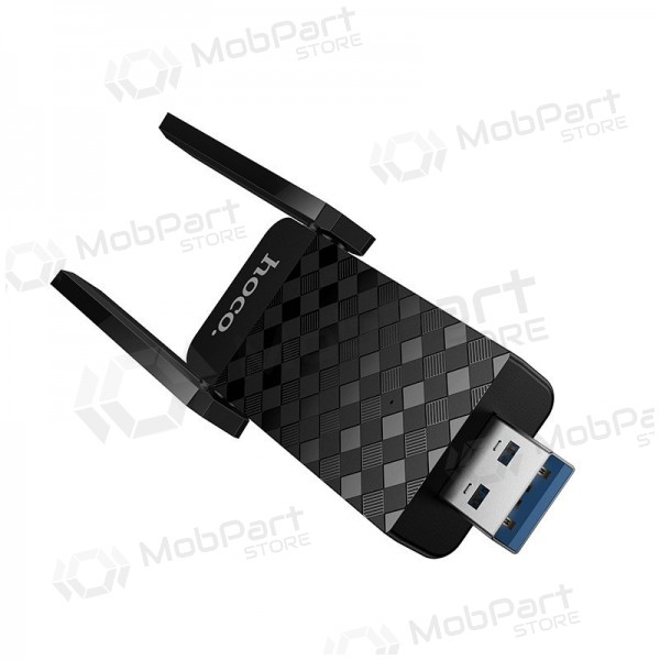Προσαρμογέας USB Wi-Fi Hoco HI34 USB 3.0 Wi-Fi 6 μαύρος