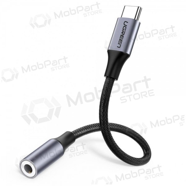 Προσαρμογέας ήχου Ugreen AV161 USB-C σε 3.5 mm γκρι