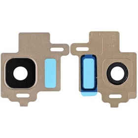 Samsung Galaxy S8 τζαμάκι κάμερας (με πλαίσιο) (χρυσαφένιος)