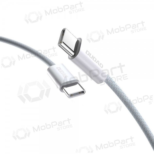 Καλώδιο USB-C Dudao L6C USB-C σε USB-C 2 m 60 W λευκό