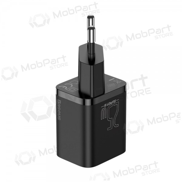 Φορτιστής buitinis Baseus Super Si 25W + Type-C 1.0m μαύρος TZCCSUP-L01