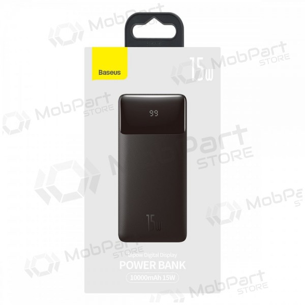 Εξωτερική μπαταρία Power Bank Baseus Bipow Type-C PD+2xQuick Charge 3.0 15W 10000mAh μαύρος PPBD050001