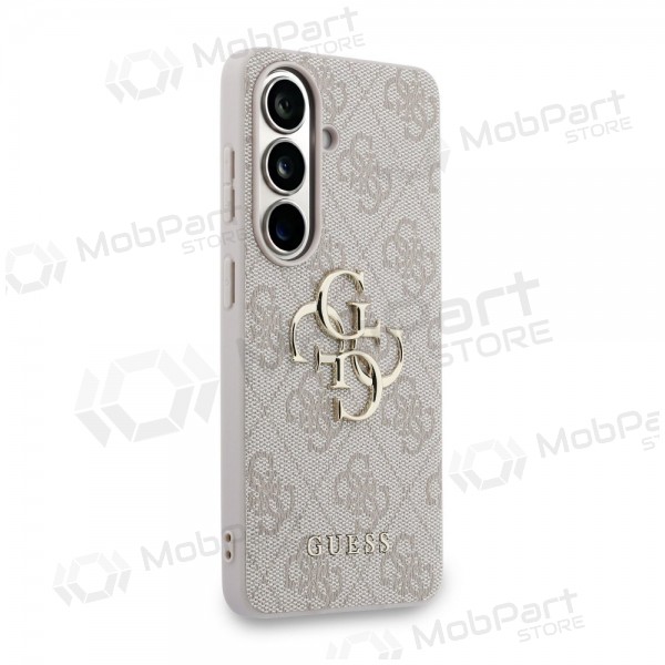 Θήκη Samsung Galaxy S26 - Guess PU 4G Metal Logo (ροζ)