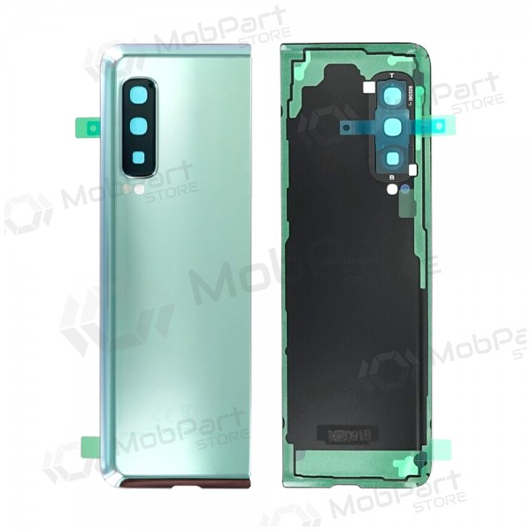 Samsung F900 / F907 Galaxy Fold πίσω κάλυμμα μπαταρίας (ασημί) (μεταχειρισμένο grade A, γνήσιο)