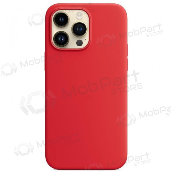 Θήκη Apple iPhone 16 Pro - Mag Silicone Case (κόκκινη)