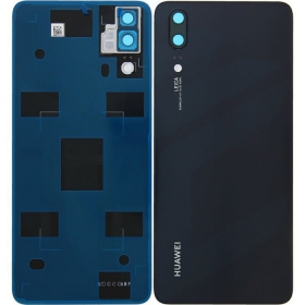 Huawei P20 πίσω κάλυμμα μπαταρίας (μαύρος) (μεταχειρισμένος grade C, γνησια)