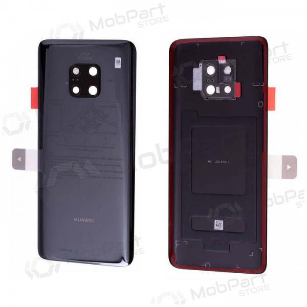 Huawei Mate 20 Pro πίσω κάλυμμα μπαταρίας (μαύρος) (μεταχειρισμένος grade B, γνησια)