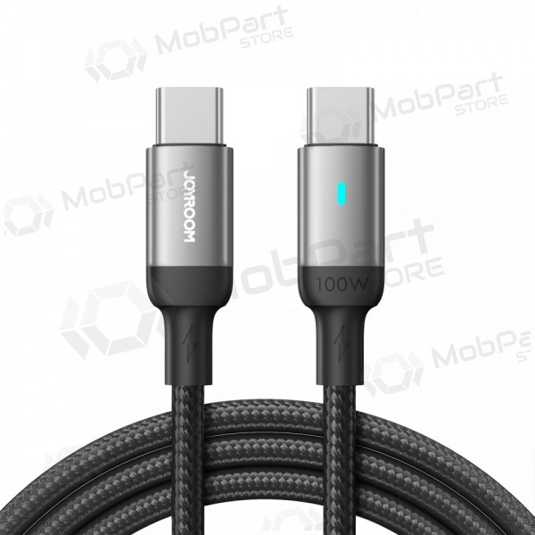 USB καλώδιο Joyroom S-CC100A10 Type-C to Type-C 100W 1.2m μαύρος