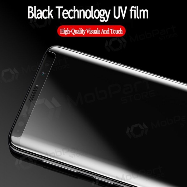 LCD apsauginis stikliukas Nano Optics 5D UV Glue Samsung S928 S24 Ultra lenktas διαφανής