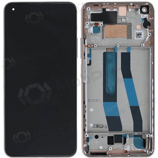 Οθόνη Xiaomi 11 Lite 5G NE (ροζ) (με πλαίσιο) (γνήσια)