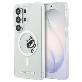 Θήκη Samsung Galaxy S26 Ultra - Karl Lagerfeld IML Choupette Peekaboo Logo Magnetic (διαφανής)