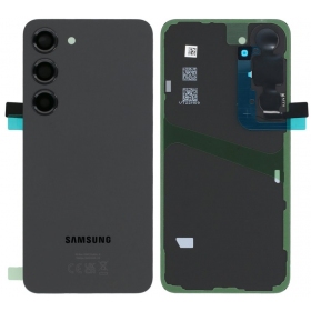 Πίσω κάλυμμα Samsung Galaxy S23 (μαύρο) (γνήσιο)