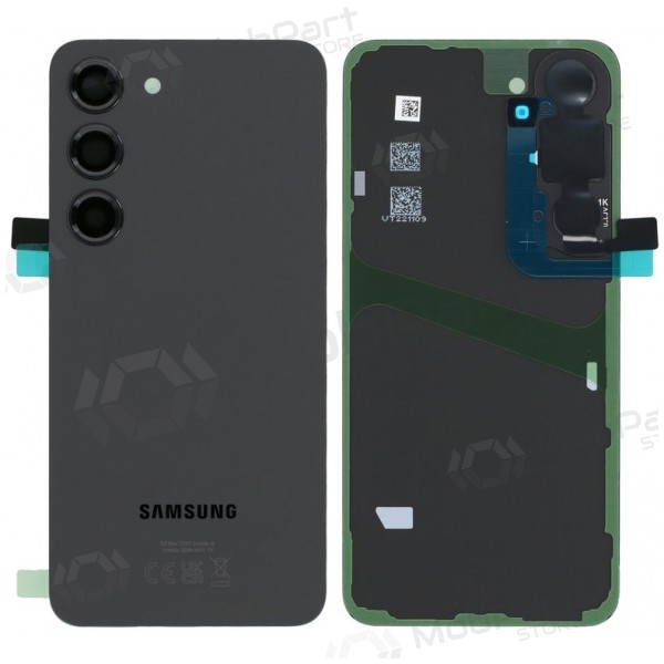 Πίσω κάλυμμα Samsung Galaxy S23 (μαύρο) (γνήσιο)
