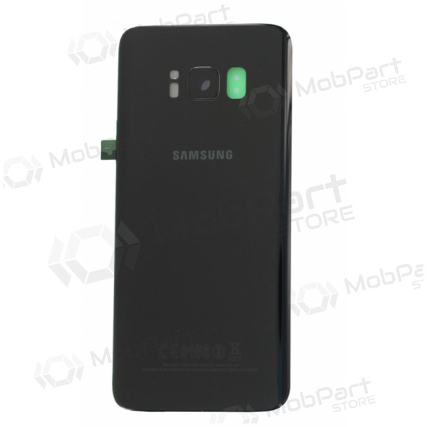 Samsung G950F Galaxy S8 πίσω κάλυμμα μπαταρίας μαύρος (Midnight black) (μεταχειρισμένος grade B, γνησια)