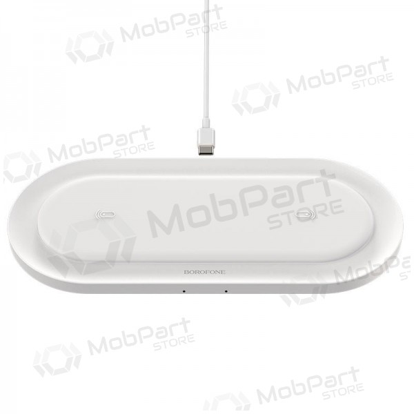 Φορτιστής ασύρματος Borofone BQ7 Prominent Dual (10W) (άσπρο)