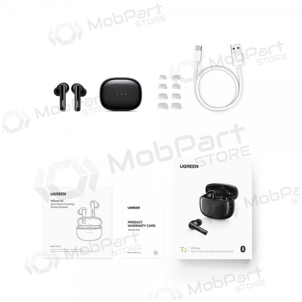 Ασύρματοςs ausinės Ugreen WS106 HiTune T3 Active Noise-Cancelling Earbuds