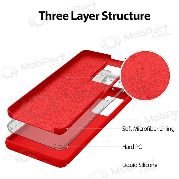 Θήκη Samsung Galaxy A15 Mercury - Silicone Case (κόκκινη)