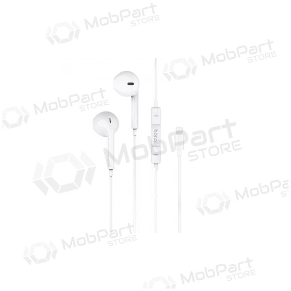 Handsfree ακουστικα Hoco L7 Plus Lightning (άσπρο)