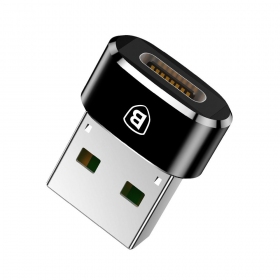 Προσαρμογέας Baseus Type-C to USB-A μαύρος CAAOTG-01
