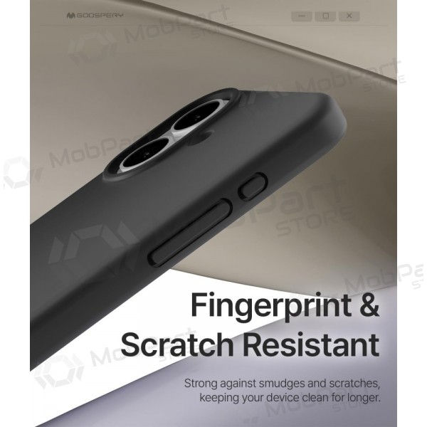 Θήκη Mercury Pure Magsafe Silicon Case Apple iPhone 17 μαύρος