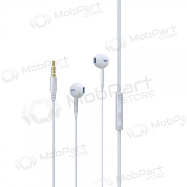 Handsfree ακουστικα Devia Pure Sound 3,5mm (άσπρο)