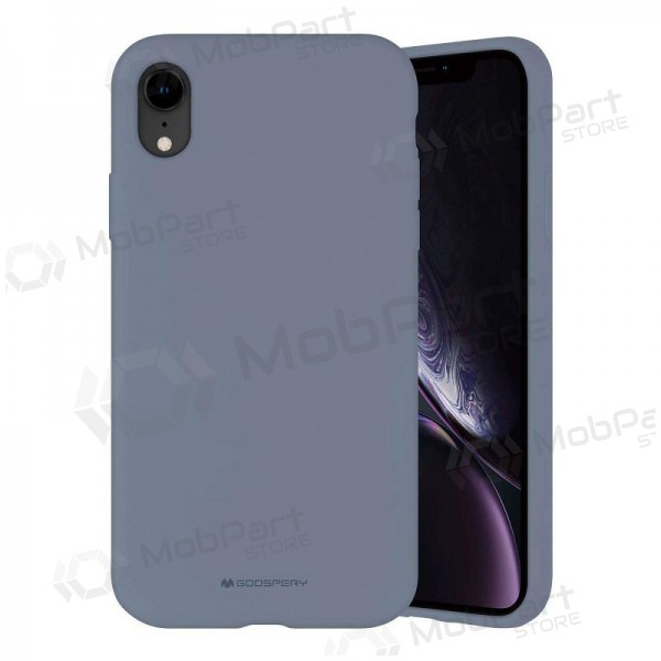 Θήκη Samsung Galaxy A22 4G Mercury - Silicone Case (γκρι λεβάντας)