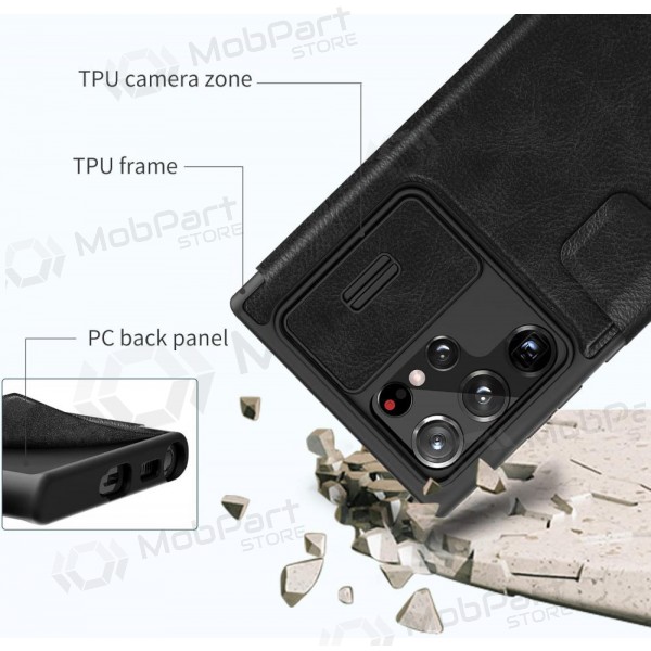Θήκη Samsung Galaxy S23 FE - Nillkin Leather (μαύρη)